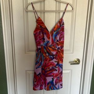 Farm Rio Colorful Bananas Mini Dress S